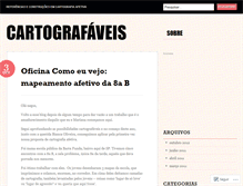 Tablet Screenshot of cartografaveis.wordpress.com