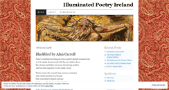 Desktop Screenshot of illuminatedpoetryireland.wordpress.com