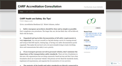 Desktop Screenshot of carftraining.wordpress.com