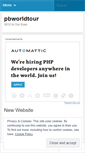 Mobile Screenshot of pbworldtour.wordpress.com