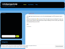Tablet Screenshot of iclubpenguinzip.wordpress.com