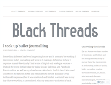 Tablet Screenshot of blackthreads.wordpress.com