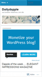Mobile Screenshot of dailydapple.wordpress.com