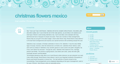 Desktop Screenshot of christmasflowersmexico.wordpress.com