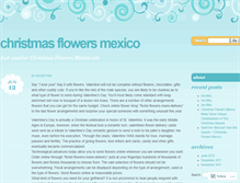 Tablet Screenshot of christmasflowersmexico.wordpress.com
