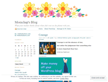 Tablet Screenshot of momchap.wordpress.com