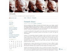 Tablet Screenshot of aboreh.wordpress.com