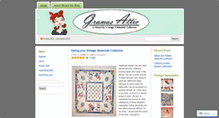 Desktop Screenshot of gramasattic.wordpress.com