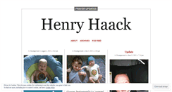 Desktop Screenshot of henryhaack.wordpress.com