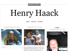 Tablet Screenshot of henryhaack.wordpress.com