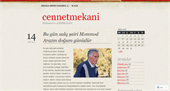 Desktop Screenshot of cennetmekani.wordpress.com