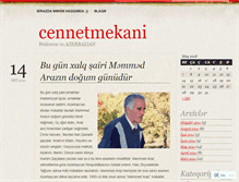 Tablet Screenshot of cennetmekani.wordpress.com