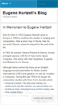 Mobile Screenshot of eugenehartzell.wordpress.com
