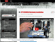 Tablet Screenshot of iptperformancetransmissions.wordpress.com