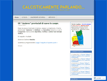 Tablet Screenshot of calcisticamenteparlando.wordpress.com