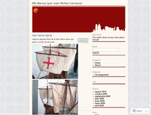 Tablet Screenshot of modelodebarco.wordpress.com