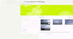 Desktop Screenshot of ainnuraihan.wordpress.com