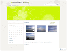 Tablet Screenshot of ainnuraihan.wordpress.com