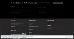 Desktop Screenshot of blacktheory.wordpress.com