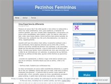 Tablet Screenshot of pezinhosfemininos.wordpress.com