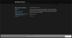 Desktop Screenshot of gambledandlost.wordpress.com
