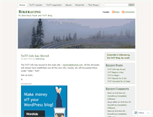 Tablet Screenshot of bikeracing.wordpress.com