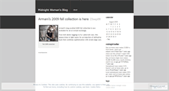 Desktop Screenshot of midnightwoman.wordpress.com