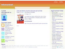 Tablet Screenshot of informanimali.wordpress.com