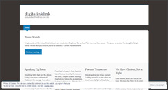 Desktop Screenshot of digitalinklink.wordpress.com