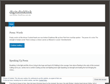 Tablet Screenshot of digitalinklink.wordpress.com
