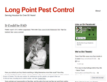 Tablet Screenshot of longpointpest.wordpress.com