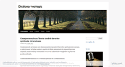 Desktop Screenshot of dictionarteologic.wordpress.com