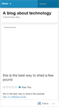 Mobile Screenshot of ablogtech.wordpress.com