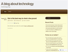 Tablet Screenshot of ablogtech.wordpress.com