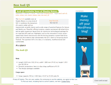 Tablet Screenshot of newaudiq5.wordpress.com