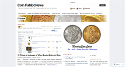 Desktop Screenshot of coinpatriotnews.wordpress.com