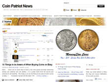 Tablet Screenshot of coinpatriotnews.wordpress.com