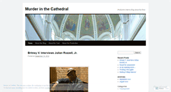Desktop Screenshot of murderinthecathedral.wordpress.com