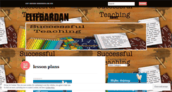Desktop Screenshot of elifbardan.wordpress.com