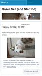 Mobile Screenshot of dozersblog.wordpress.com