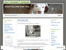 Tablet Screenshot of dozersblog.wordpress.com