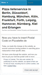 Mobile Screenshot of pizzalieferservice.wordpress.com