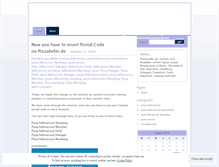 Tablet Screenshot of pizzalieferservice.wordpress.com