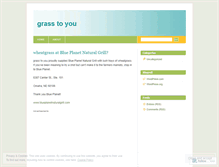Tablet Screenshot of grasstoyou.wordpress.com