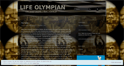 Desktop Screenshot of lifeolympian.wordpress.com