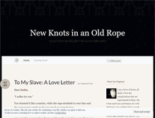 Tablet Screenshot of magistersnewknots.wordpress.com