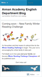 Mobile Screenshot of annanacademyenglishdepartment.wordpress.com