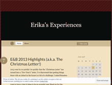 Tablet Screenshot of erika910.wordpress.com