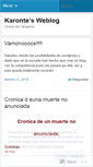 Mobile Screenshot of karontemx.wordpress.com