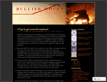 Tablet Screenshot of bullishmoves.wordpress.com